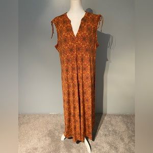 Brooke shields 1xp print maxi dress